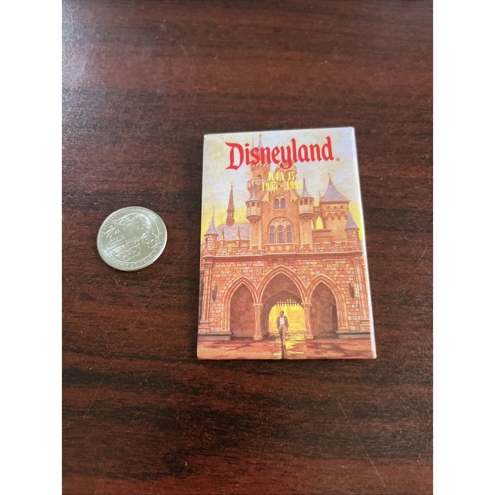 Disneyland July 17th‎ 1955-1995 Castle Button Pin